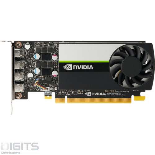 SCHEDA VIDEO HP NVIDIA QUADRO T1000 8GB Graphics Card 4xMiniDP PCI-E