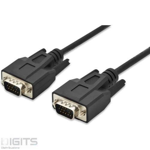 Cavo VGA DSUB 15HD M/M 1.8m EC1100