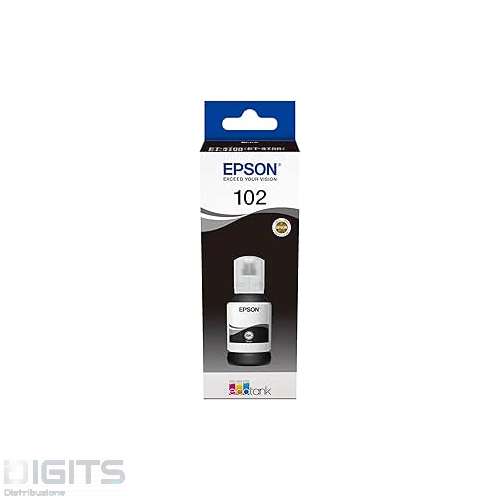 EPSON 102 ECOTANK PIGMENT BLACK INK BOTTLE