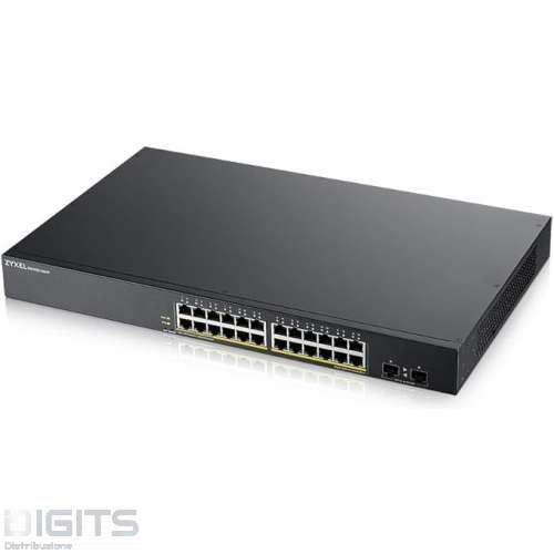 GS190024HPV2-EU0101F SWITCH ZYXEL WEB MANAGED 24 PORTE POE