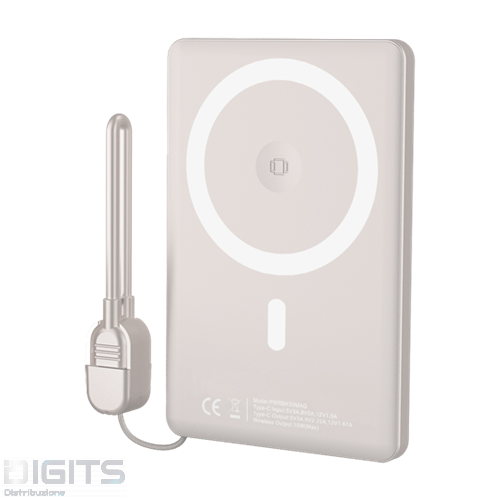SGS Power bank 5000 mAh Wireless MAGSAFE 15W - Output TYPE-C 20W