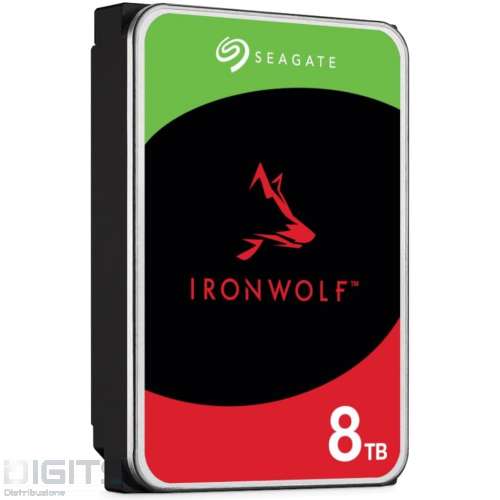 HDD ST8000VN004 SEAGATE IRONWOLF 8TB SATA3 3.5 7200RPM CMR
