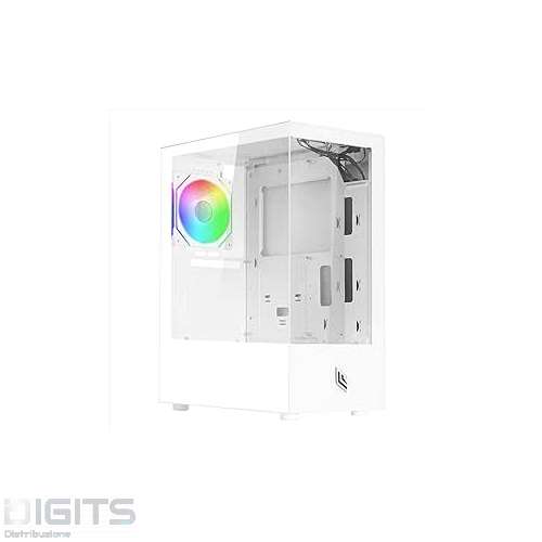 Case Atx Noua Nexus PH200 Bianco 0.5mm SPCC 2*USB3.0/2.0 1*Fan Argb