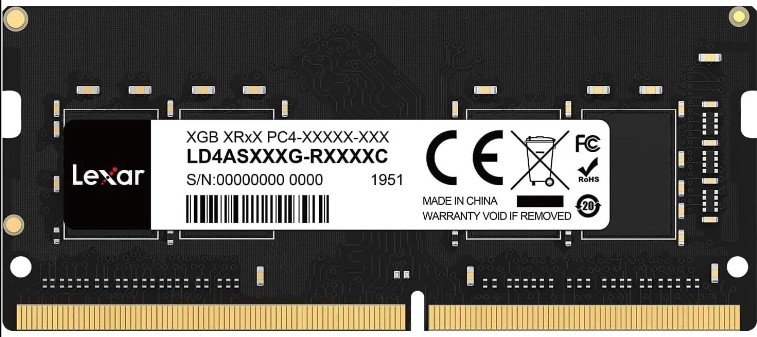 SODIMM RAM Lexar DDR4 16GB 3200MHz CL22-22-22-52 1.2V