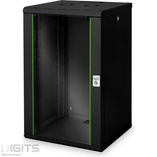 Armadio rack 19" a parete 20U, Unique 998x600x600