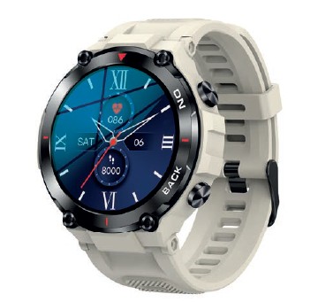 PE015B1_Immagine 2025-12-10 171805 Smartwatch Paul Edward PE015B1 CREAM Materiale cassa: Plastica
Materiale cinturino: Silicone IP68 Water Resistant GPS per allenamento - immagine 1