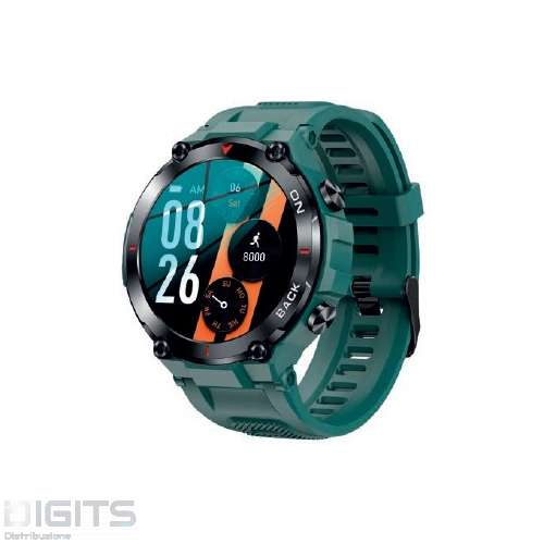 Smartwatch Paul Edward PE015C1 GREEN Materiale cassa: Plastica
Materiale cinturino: Silicone IP68 Water Resistant GPS per allenamento