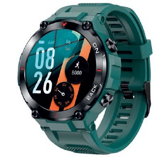 Smartwatch Paul Edward PE015C1 GREEN Materiale cassa: Plastica
Materiale cinturino: Silicone IP68 Water Resistant GPS per allenamento