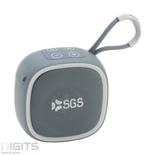 SGS Airing Cassa Wireless 5W GRIGIA Slot MicroSD USB - Mic - TWS