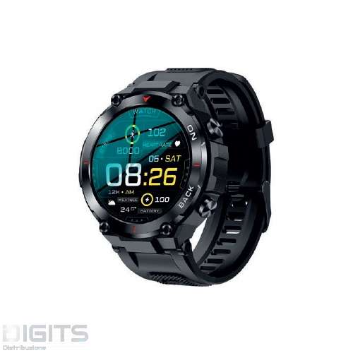 Smartwatch Paul Edward PE015A1 BLACK Materiale cassa: Plastica
Materiale cinturino: Silicone IP68 Water Resistant GPS per allenamento