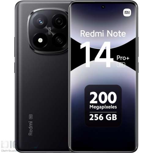 SMARTPHONE XIAOMI REDMI NOTE 14 PRO+ 5G 8+256GB DUOS MIDNIGHT BLACK ITALIA