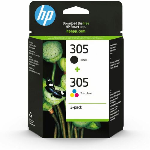 MULTIPACK HP INK 305 BLACK + 305 COLORE
