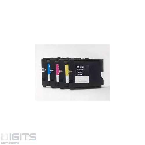 CARTUCCIA 30ML CIANO GC31C COMPATIBILE Ricoh GX e2600 e3000N e3300N e3350n