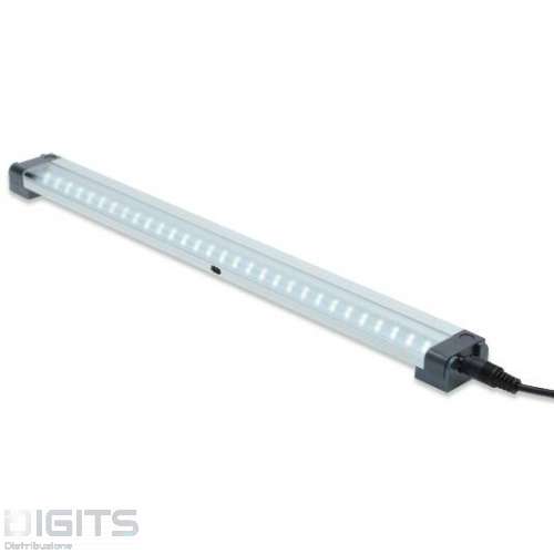 LUCE PER ARMADIO RACK 19" MAGNETICA CON INTERRUTTORE E SENSORE