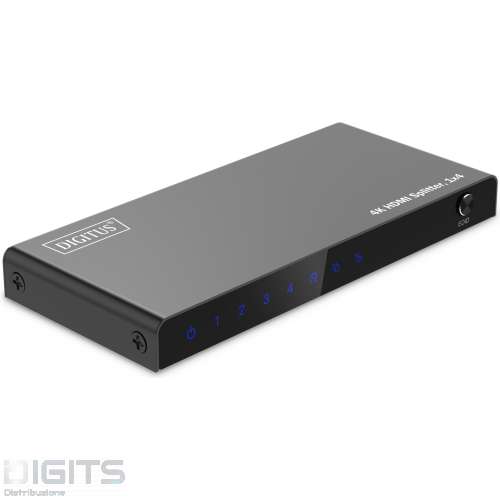 SPLITTER HDMI 1x4 4K/60Hz HDCP 2.2, EDID Control