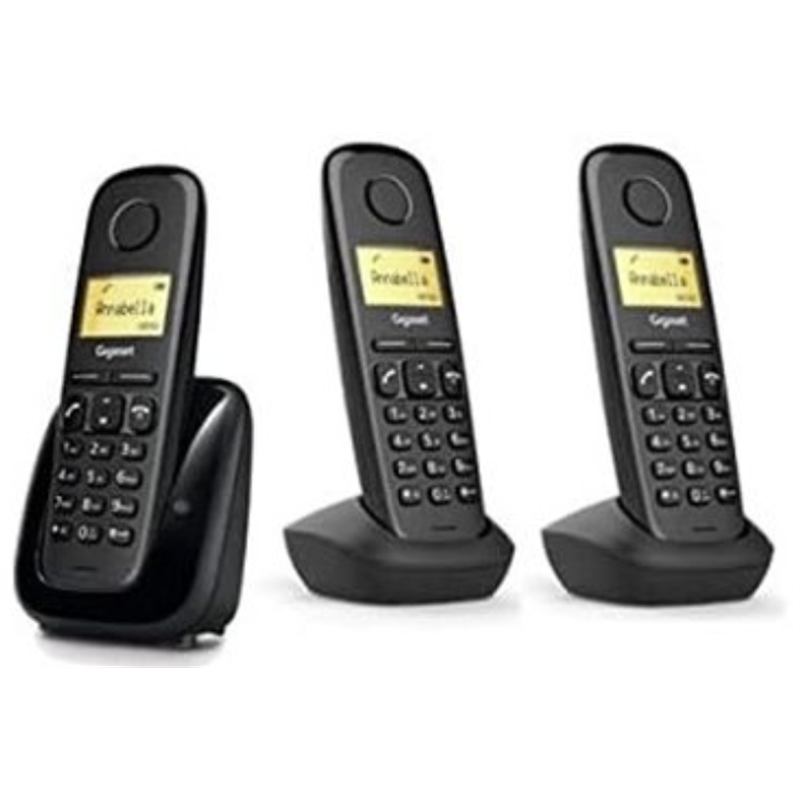 CORDLESS SIEMENS GIGASET A180 TRIO BLACK