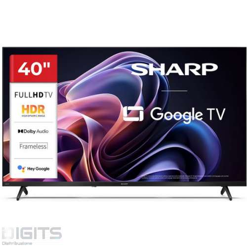 TV LED 40" SHARP AQUOS 40HF2265E SMART TV ITALIA BLACK
