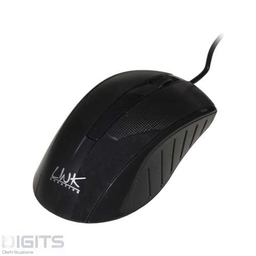 MOUSE OTTICO USB 3 TASTI NERO