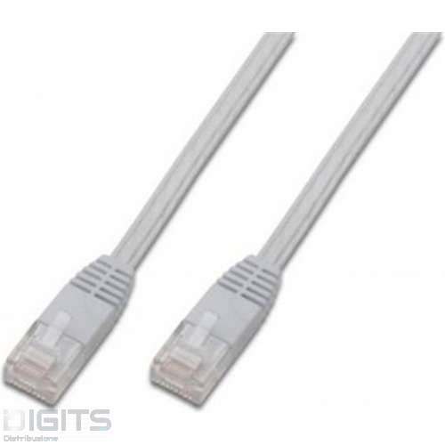 CAVO RETE UTP CAT- 5E NON SCHERMATO - LUNGHEZZA MT. 1 - COLORE BIANCO