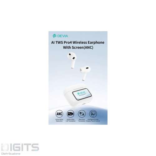 Auricolari TWS con Traduttore simultaneo e AI integrata con display rd ANC