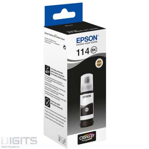 EPSON FLACONE INCHIOSTRO NERO #114 70 ML - C13T07A140