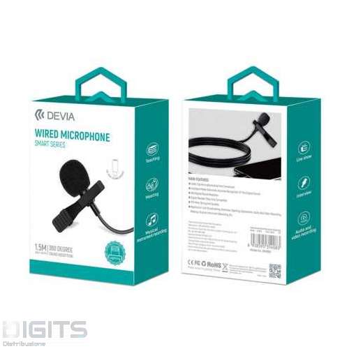 Microfono per Smartphon a filo e connettore Lightning Apple