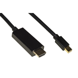 CAVO MINI DISPLAYPORT 1.4 - HDMI&reg; CONTATTI DORATI 4KX2K 60HZ 18GBPS HDR RGB 4:4:4 MT 1