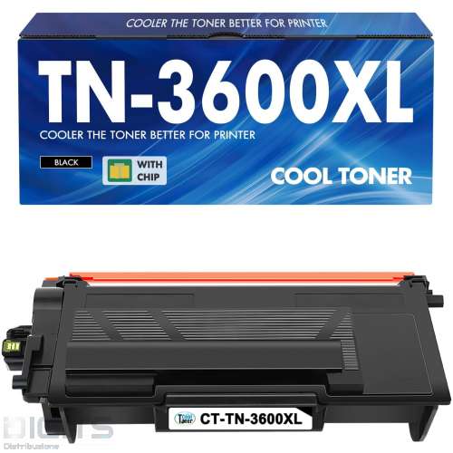 TONER COMPATIBILE Mps BROTHER TN-3600XL HL-L5210 L6210L 6410 MFC-L5710 L6910 DCP-L5510 6K