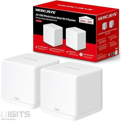 SISTEMA MESH MERCUSYS WI-FI AC1300 2 PACK