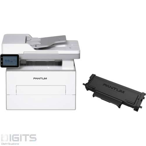 MULTIFUNZIONE PANTUM BM4300ADW + TONER PANTUM NERO ORIGINALE PL-A4201H 3.000 PAG WHITE BOX