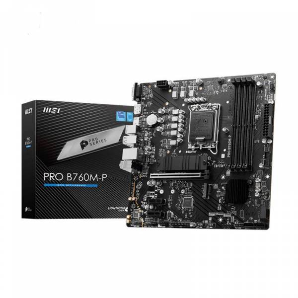MSI MB B760 PRO B760M-P LGA 1700 4DDR5 1PCI-Ex16 2PCI-Ex1 2M.2 4SATA3