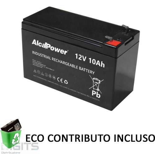 BATTERIA ALCA PER GRUPPO DI CONT. 12V10A T1