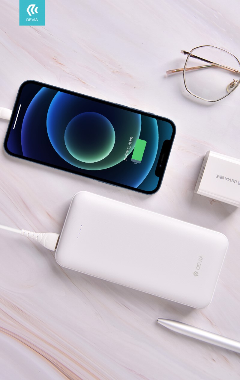 Power Bank DEVIA 10,000 mAh 37 Watt NERO