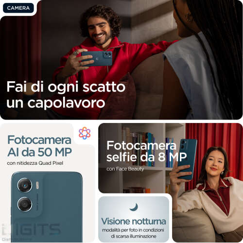 SMARTPHONE MOTOROLA G06 8+256GB BLUE ITALIA