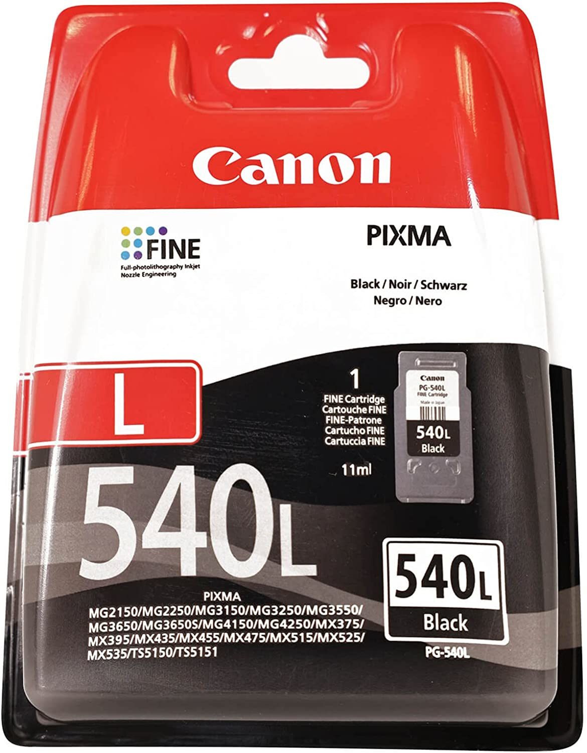 CARTUCCIA INK-JET CANON ORIGINALE PG-540L