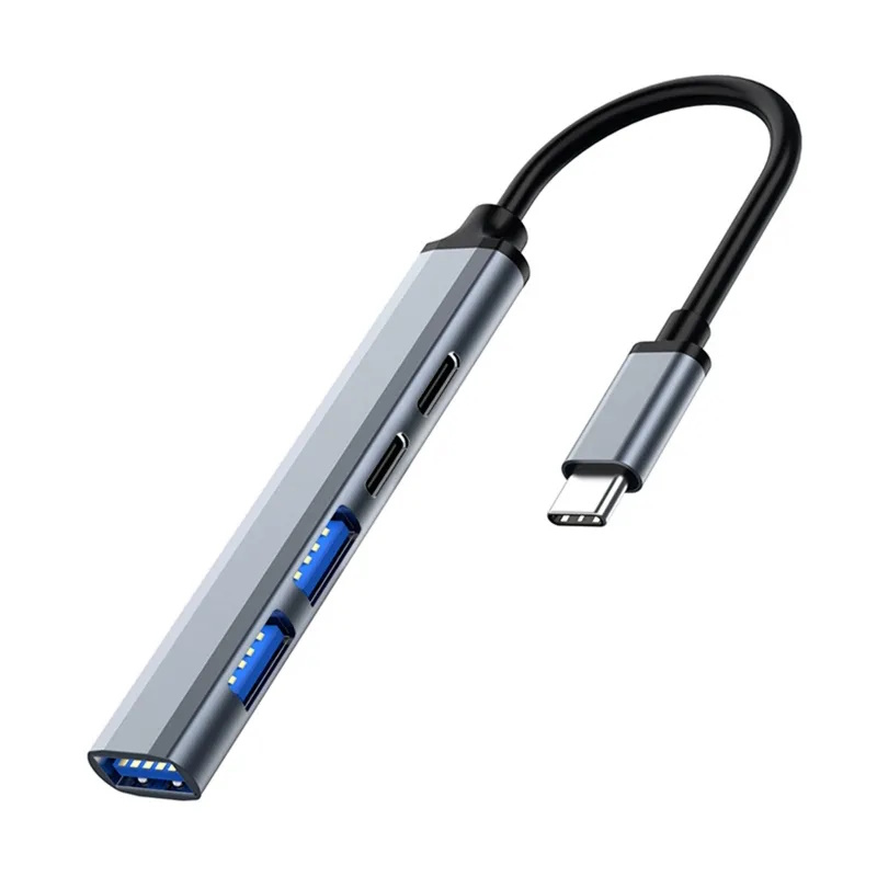 Hub Usb-C A Multiport Dock 5 In 1, 2Xusb-C + 3Xusb-A