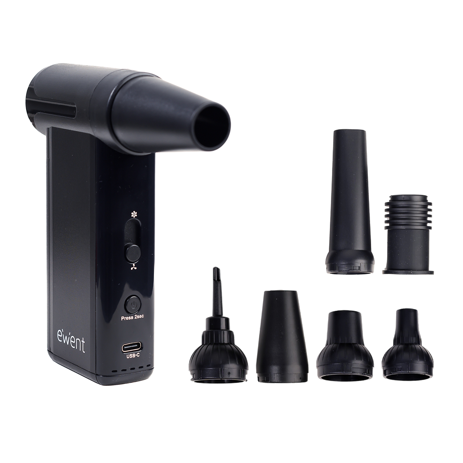 Spolverino Aspirapolvere  Gonfiatore 8 Velocit&agrave; 130 W 130.000 Giri Min E 10 Kpa Ew5681