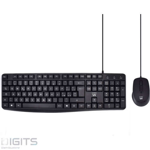 Kit Tastiera E Mouse Usb Layout It Ew3005