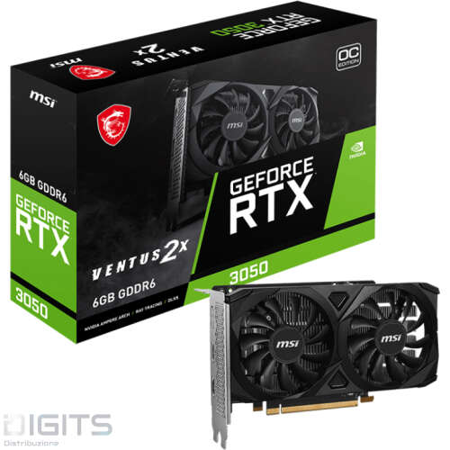 Svga Msi Rtx 3050 Ventus 2X E 6G Oc Gddr6 2*Hdmi Dp