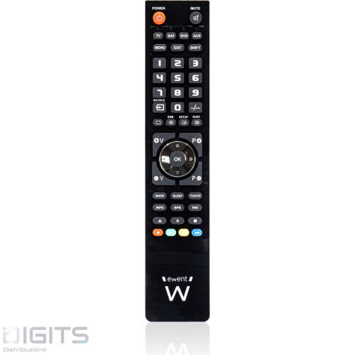 Telecomando Universale 4In1 Programmabile Da Pc Con Cavo Usb-C (Incluso) Ew1570
