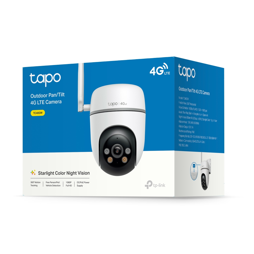 TP-LINK TAPO TC40GW 4G LTE OUTDOOR 12V