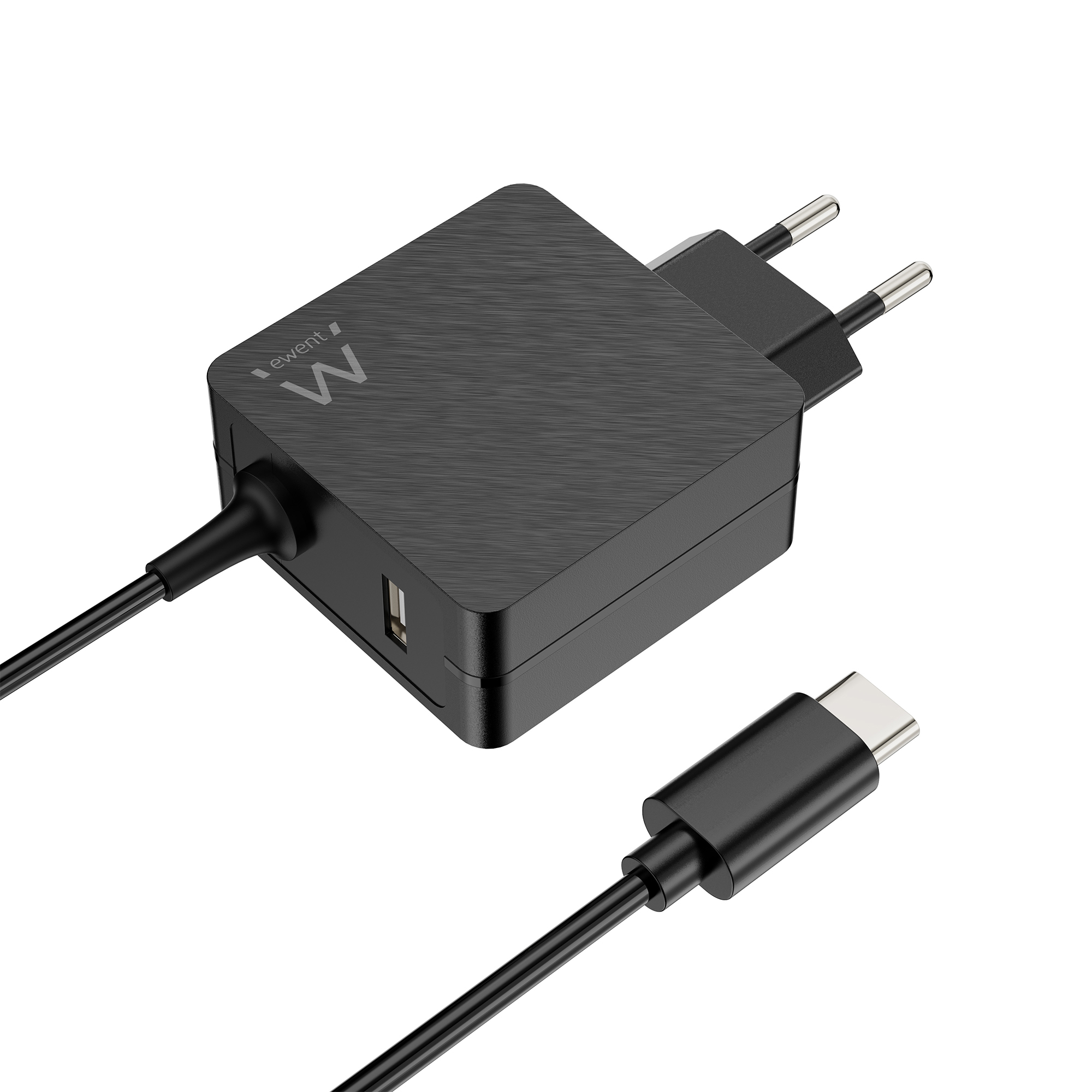 CARICATORE MURO TYPE-C + USB-A 45W