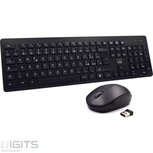 Bundle Tastiera + Mouse Wireless Circolare