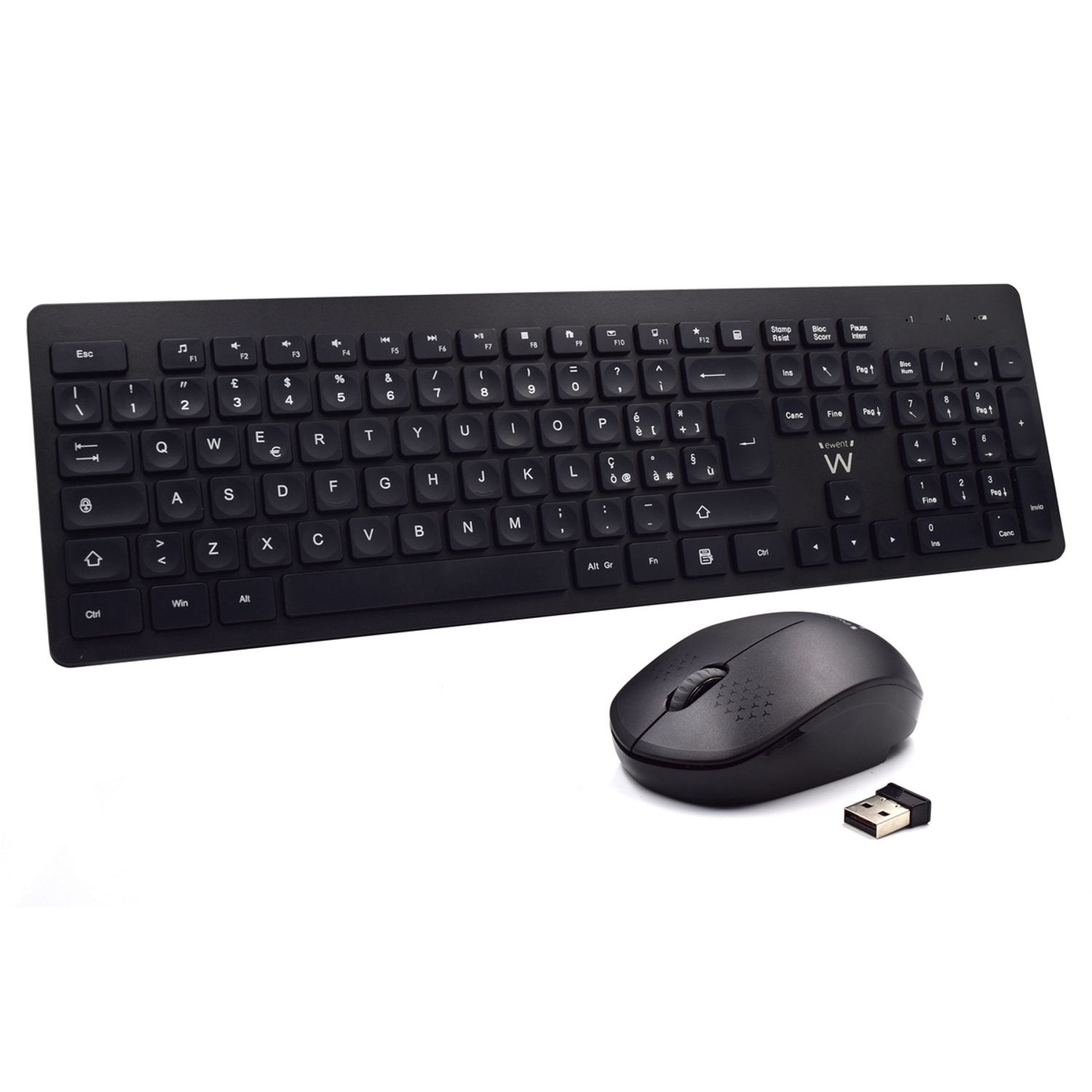 BUNDLE TASTIERA + MOUSE WIRELESS CIRCOLARE