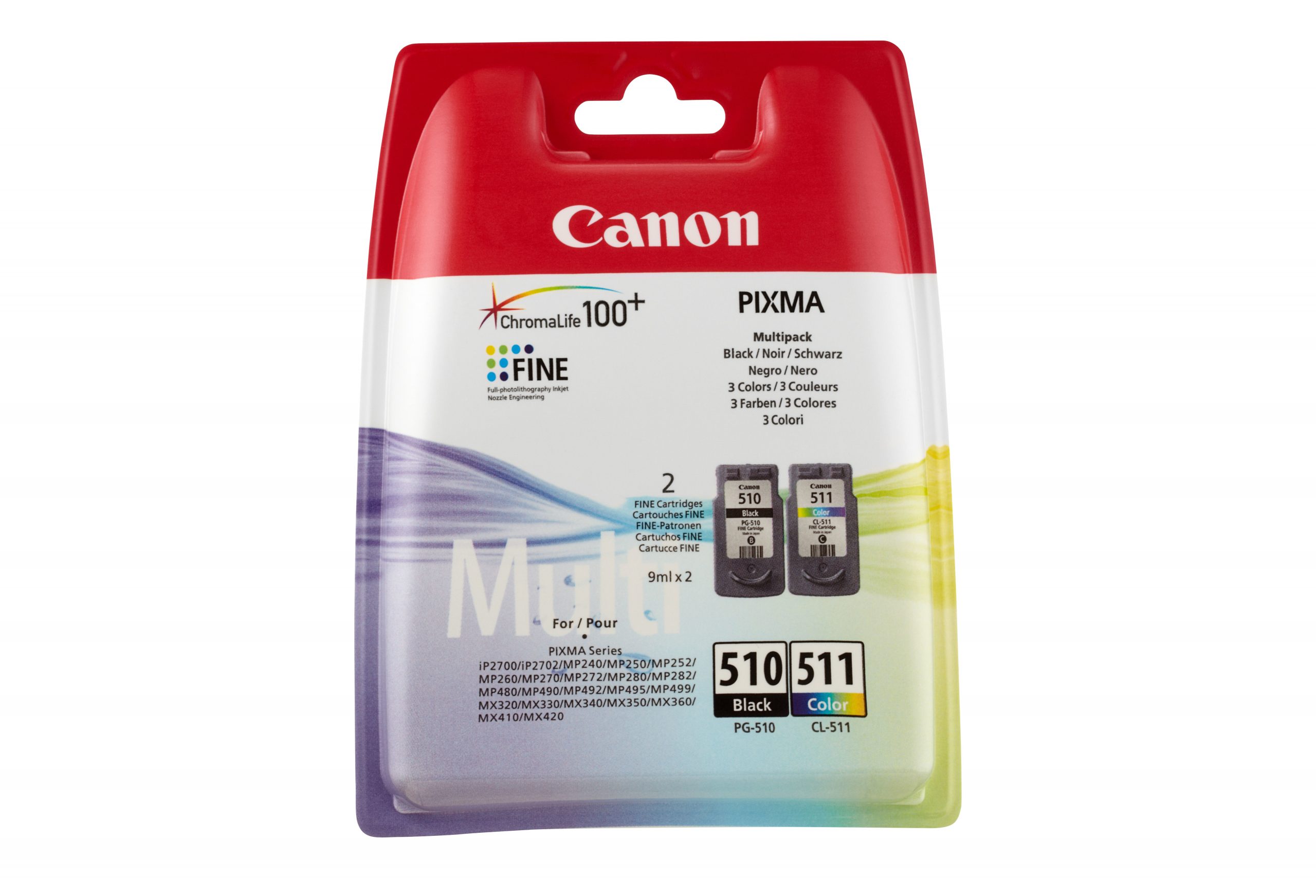 CANON MULTIPACK PG-510/CL-511 + CARTA FOTOGRAFICA