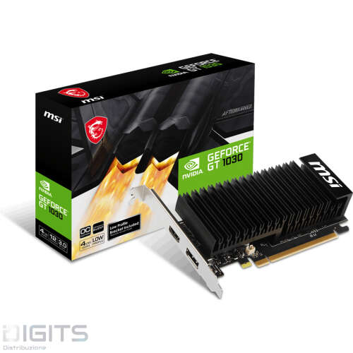 Msi Geforce Gt 1030 4Ghd4 Lp Oc Nvidia 4 Gb Gddr4