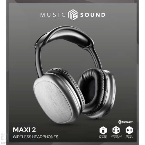 Cuffia Bluetooth Con Capsule Maxi 2 Black