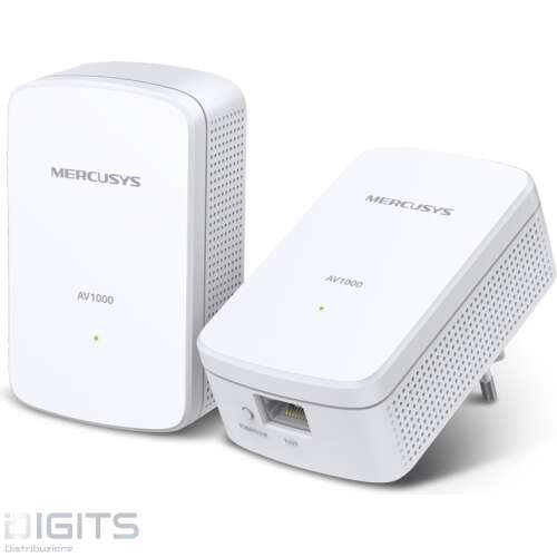 Powerline Mercusys Homeplug AV2 fino a 1000Mbps - MP500KIT