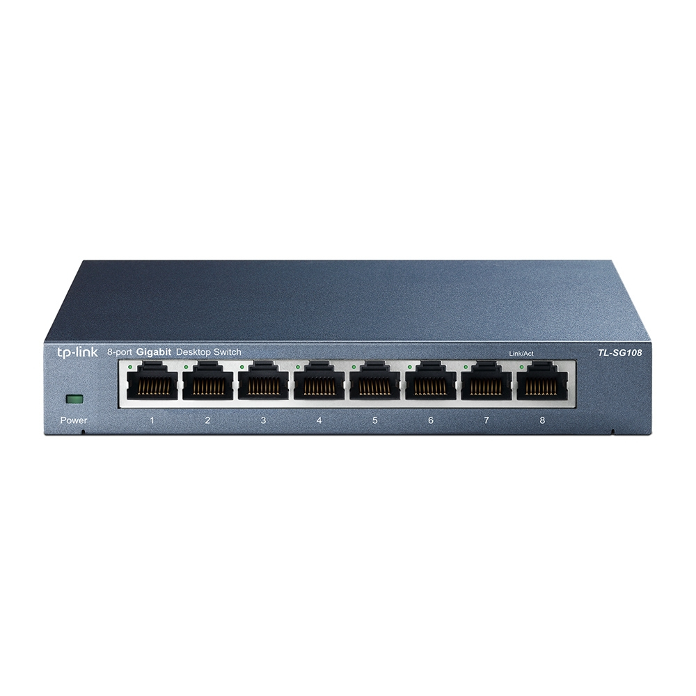 SWITCH 8 PORTE TP-LINK TL-SG108 METAL