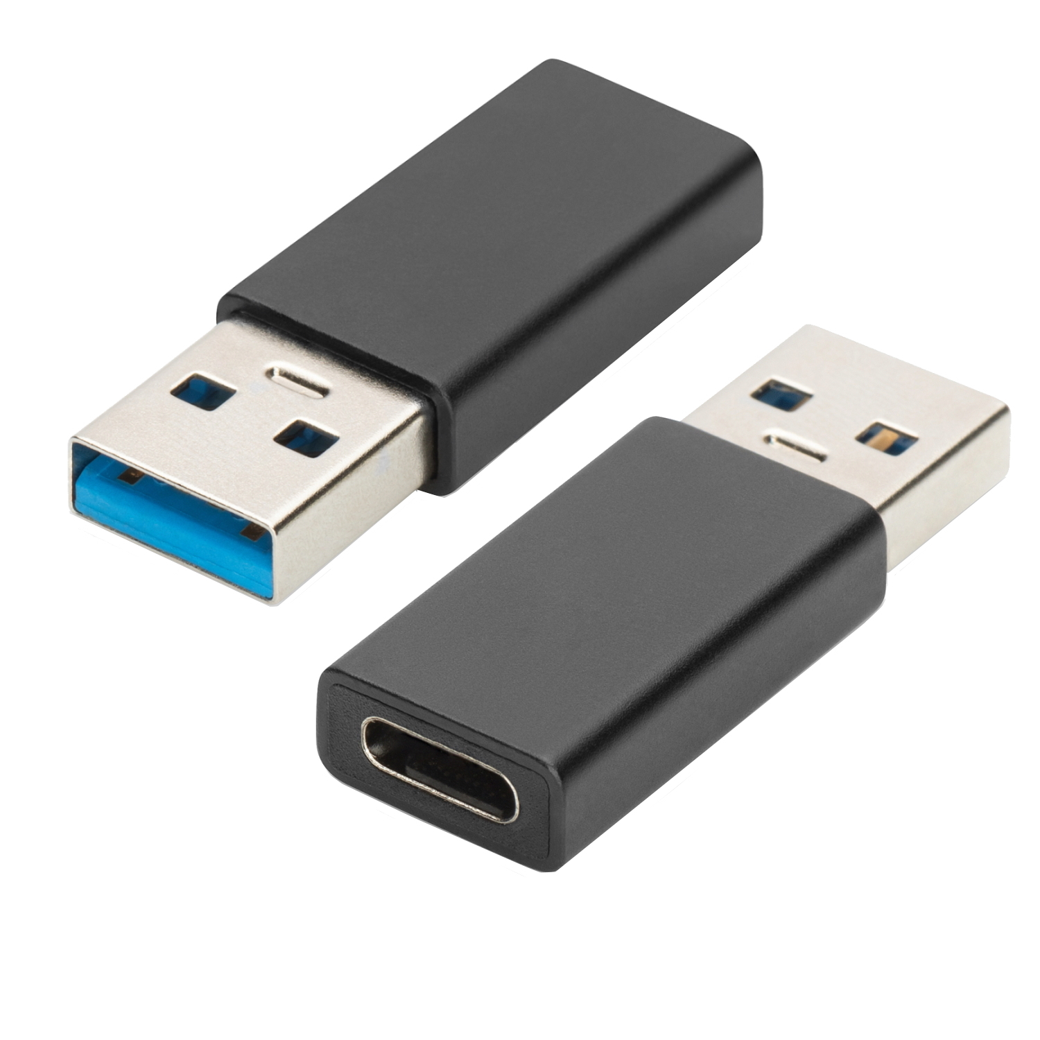 af87379b2b14672eaa6c5a714287fc66f341e58a.jpg Adattatore USB 3.1 A/M a USB-C/F - immagine 1